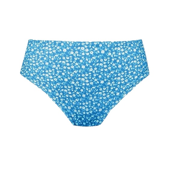 NWT CUPSHE 2 Piece Floral Print High Waist Swim Bottoms Size Large - Picture 4 of 4